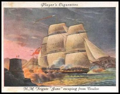 5 HM Frigate 'Juno' escaping from Toulon
